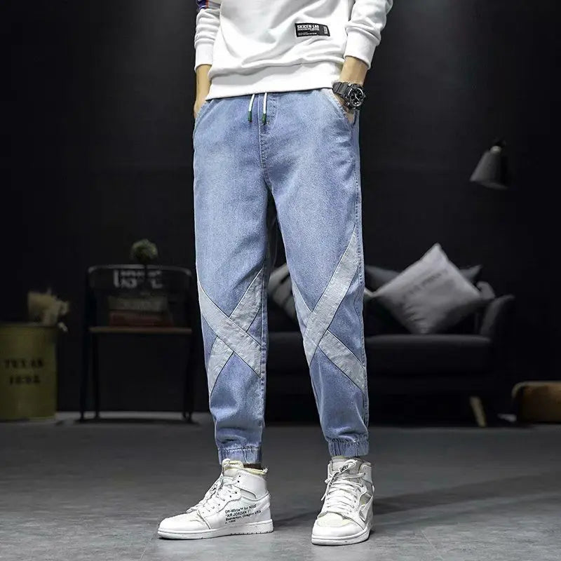 Jeans men's trendy brand loose VogueDarzi