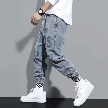 Jeans men's trendy brand loose VogueDarzi
