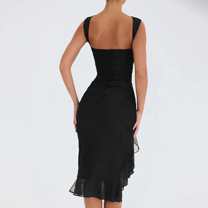 Summer Slim Skinny Sleeveless Dress For Women Fashion Party Club Dresses VogueDarzi